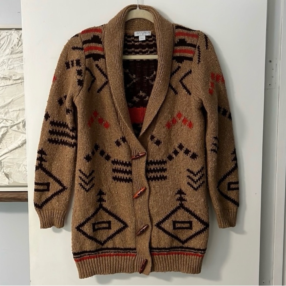 Cotton on southwest tribal cardigan “Big Lebowski”